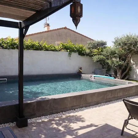 Du Sud - 4 Ch Clim Piscine Et Jacuzzi بزييه